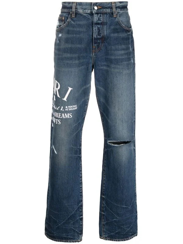 AMIRI Arts District straight-leg jeans