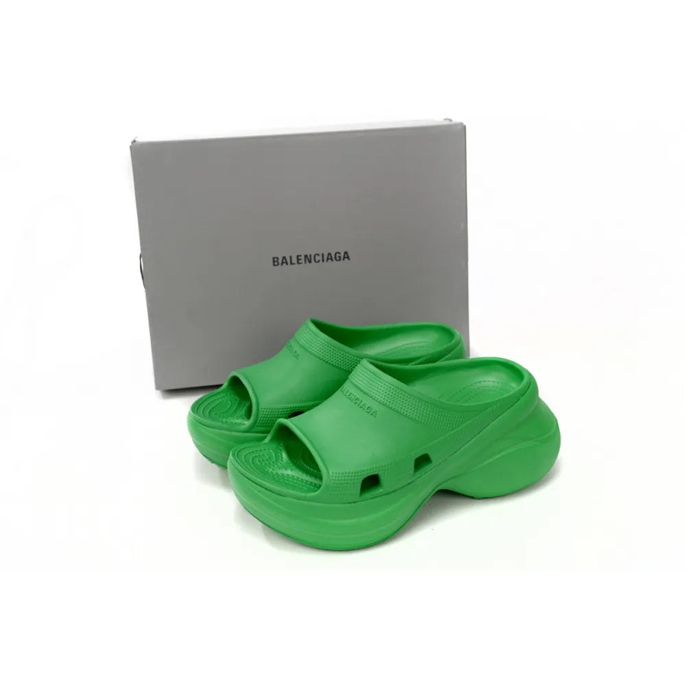 Balenciaga x Crocs Pool Slide Sandals Green (Women's)