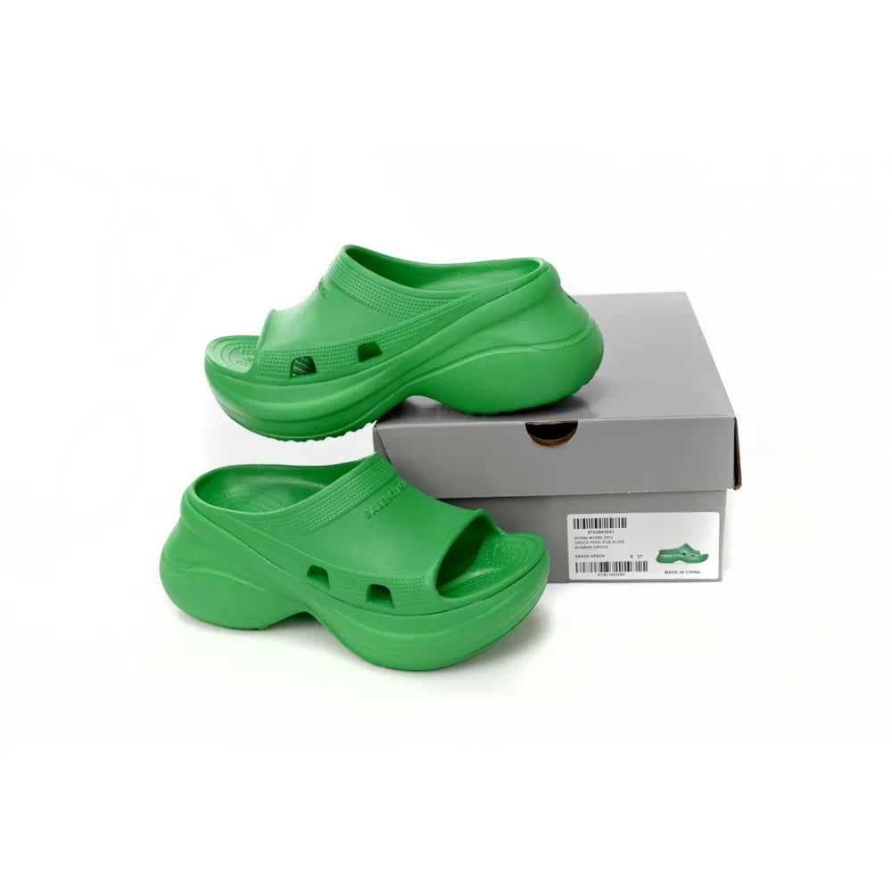 Balenciaga x Crocs Pool Slide Sandals Green (Women's)