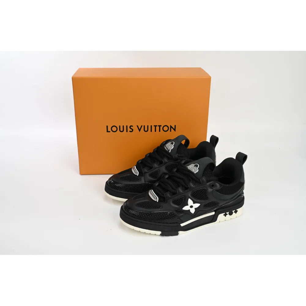 Louis Vuitton LV Skate Sneaker Black White