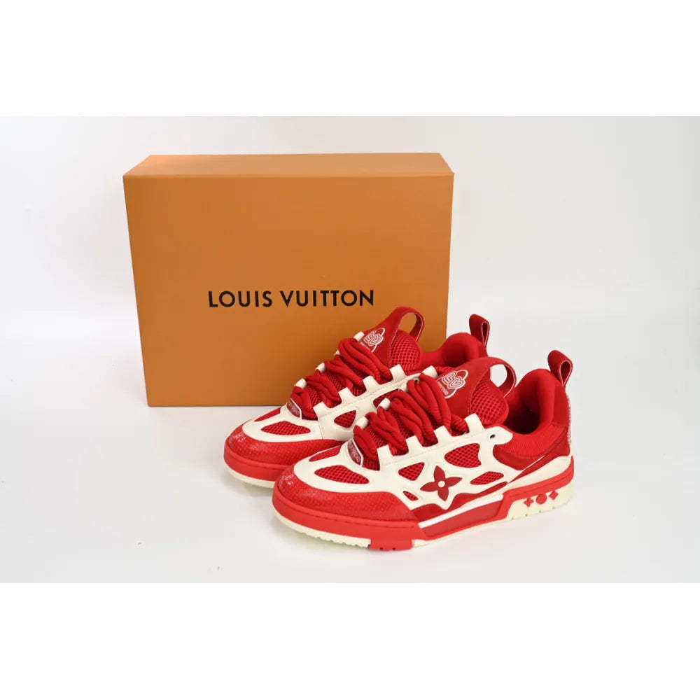 Louis Vuitton LV Skate Sneaker Red White