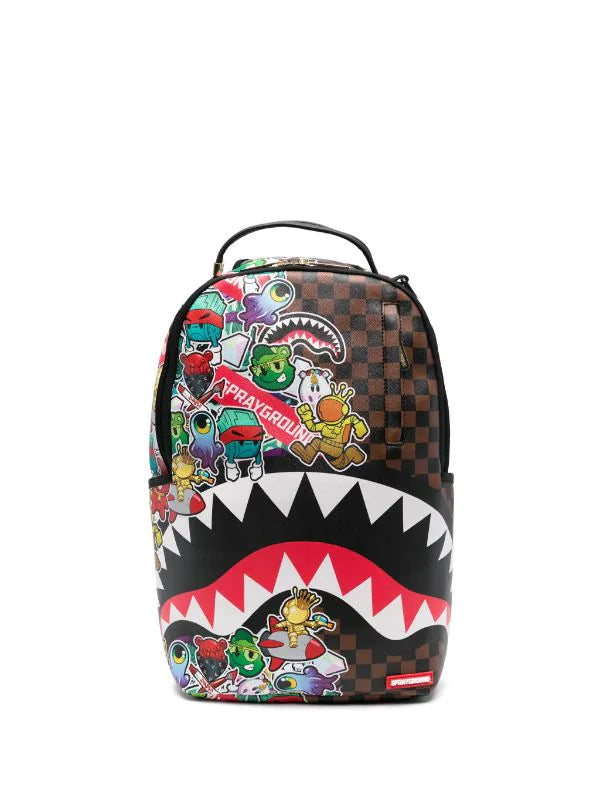 SPRAYGROUND KID STICKER BOMB BACKPACK