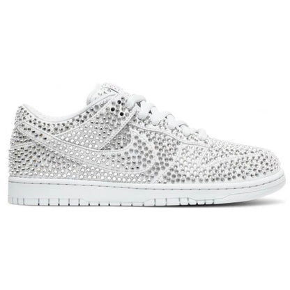 Cactus Plant Flea Market x Swarovski x Dunk Low 'Pure Platinum'