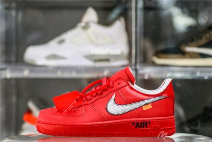 Nike Off-White Air Force 1 AF1 University Red