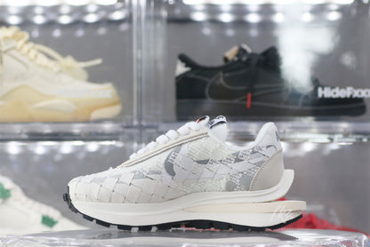 Sacai X Nike Vaporwaffle Grey White