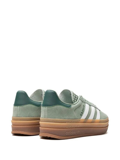 ADIDAS GAZELLE BOLD "SILVER GREEN GUM" SNEAKERS