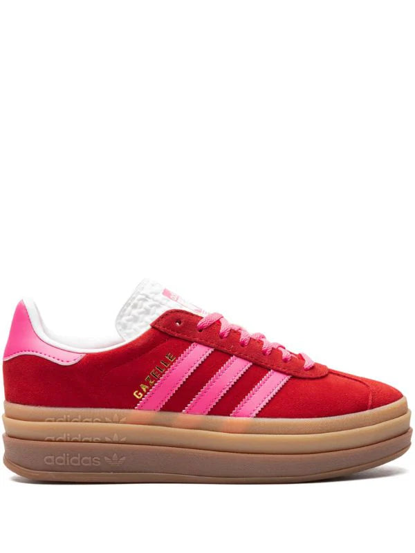 ADIDAS GAZELLE BOLD LEATHER SNEAKERS