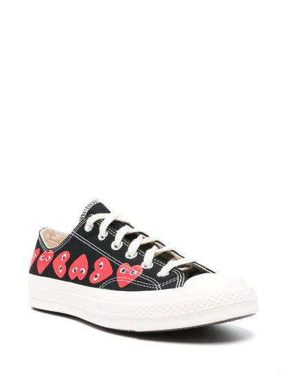 COMME DES GARÇONS PLAY X CONVERSE HEART CHUCK 70 SNEAKERS