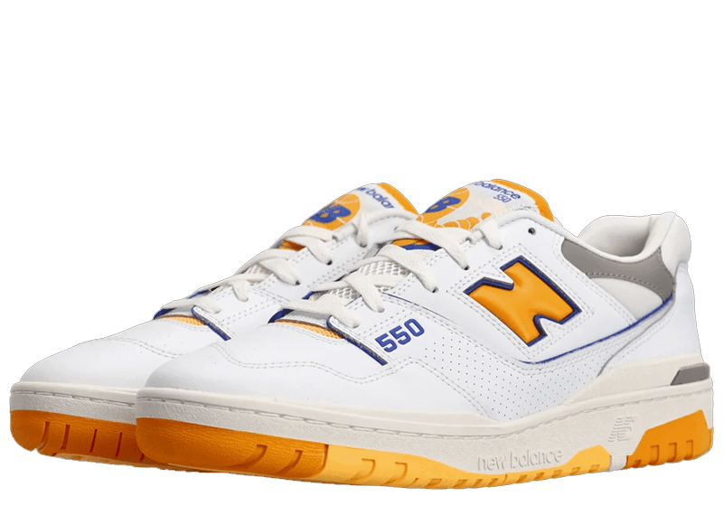 New Balance 550 White Vibrant Orange